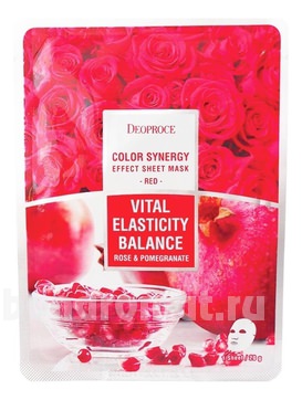               Color Synergy Effect Sheet Mask Red