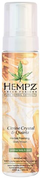 -        Citrine Crystal & Quartz Herbal Foaming Body Wash