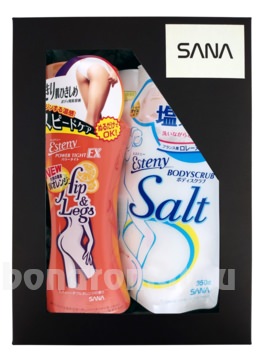      Esteny (  Hip & Legs Power Tight EX +   Bodyscrub Salt Massage & Wash 350)