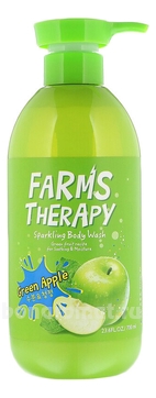        Farms Therapy Sparkling Body Wash Green Apple