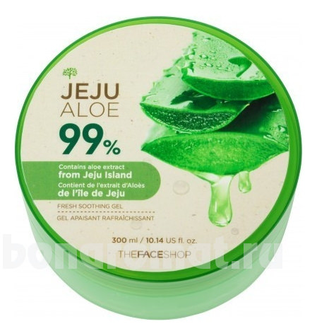  Jeju Aloe 99% Fresh Soothing Gel