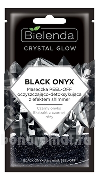     c   Crystal Glow Black Onyx Face Mask Peel-Off