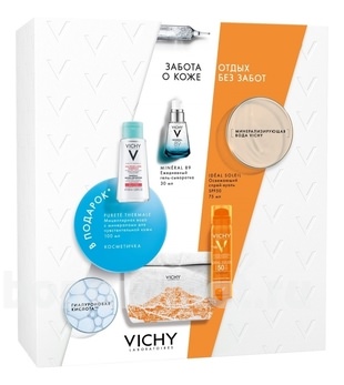    (- Capital Ideal Soleil SPF50 + - Mineral 89 Daily Booster 30 +   Purete Thermale Mineral 100 + )