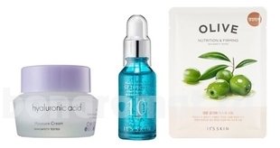      ( Power 10 Formula GF Effector +     Moisture Cream 50 +      The Fresh Olive Mask Sheet 22)