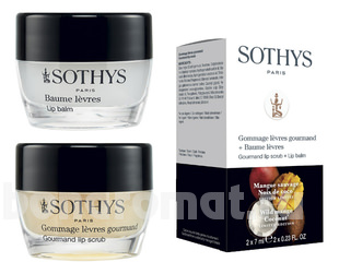   (   Gommage Levres Gourmand +    Baume Levres)