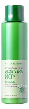        Soothing & Moisture Aloe Vera 80% Emulsion