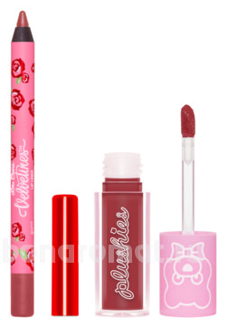    Mini Plushies & Liner Red ( Cider Plushies 1,5  Gurrrl Velvetines Lip Liner 0,80)