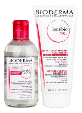  Sensibio (      DS+ Soothing Purifyng Cleansing Gel +   H2O AR 250)