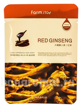          Visible Difference Mask Sheet Red Ginseng