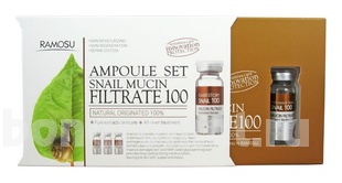    100%   Snail Mucin Filtrate 100 Ampoule