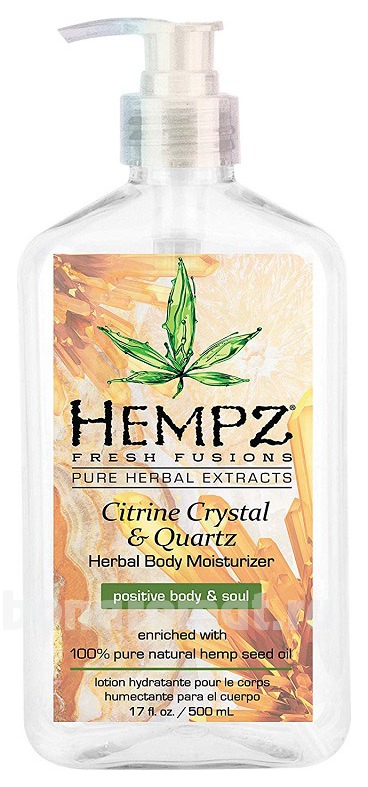         Citrine Crystal & Quartz Body Moisturizer