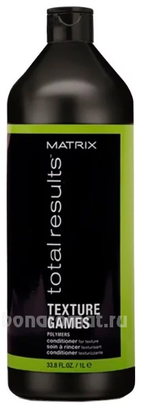     Total Results Texture Games Polymers Conditioner