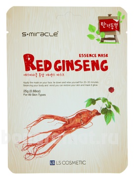        S Miracle Red Ginseng Essence Mask
