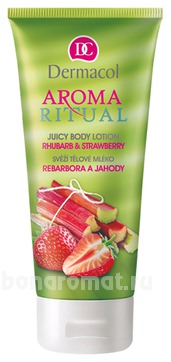    Aroma Ritual Juicy Body Lotion Rhubarb & Strawberry (  )