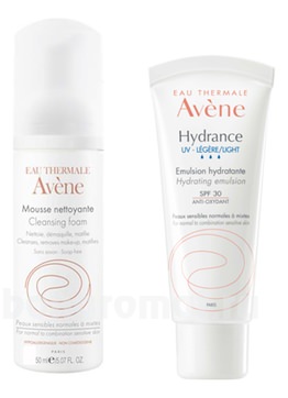    (  Hydrance UV Legere Emulsion Hydratante SPF30 +  Soins Essentiels Visage Mousse Nettoyante 50)