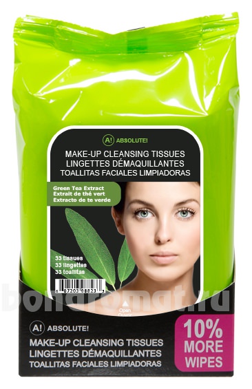     Make-Up Cleansing Tissues Green Tea
