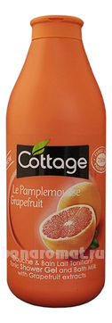 -     Tonic Shower Gel And Bath Milk With Grapefruit Extracts